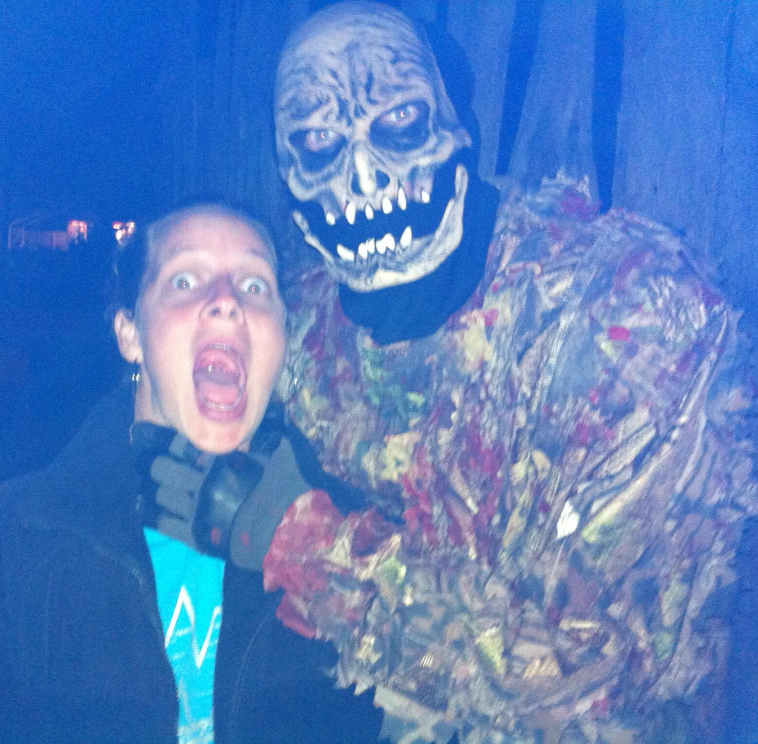 Clicky scares the scream out of a victim